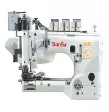 Máy cuốn đáy 4 kim dao xén trên dưới Sunsir SS-T35800