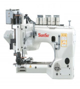Máy cuốn đáy 4 kim dao xén trên dưới Sunsir SS-T35800