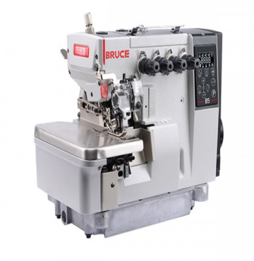 Máy vắt sổ 4 chỉ điện tử cắt chỉ,nâng chân vịt tự động BRC-B5-4