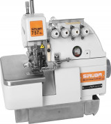 MÁY VẮT SỔ 2 KIM 5 CHỈ Ổ LỚN MAY JEAN SIRUBA 757UX-516X2-56