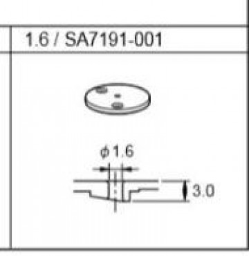 Mặt Nguyệt Máy Lập Trình Bọ Brother  1.6mm(SA7191-001)