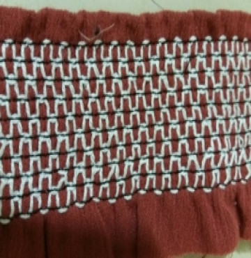 Chạy gia công smocking 14