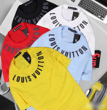 ÁO THUN CỔ TRÒN DẠ QUANG LV