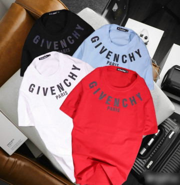 Áo thun cổ tròn dạ quang GIVENCHY