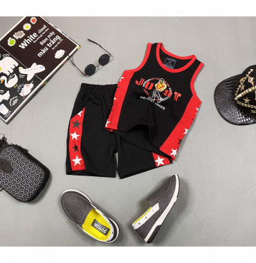 BT2200403- BÁN SỈ BỘ THUN BÉ TRAI PHỐI J U S T