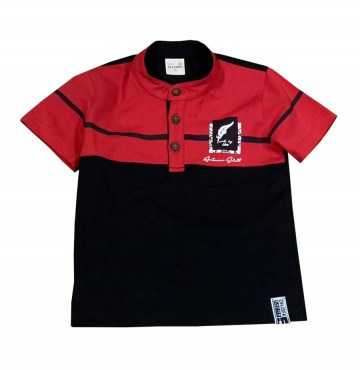 Áo thun cổ trụ bé trai-AT2250801