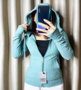 bán sỉ áo khoác nữ có nón thun gân