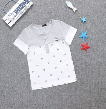 Bỏ buôn áo thun phối màu