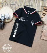 Bán sỉ áo cổ bẻ Chạy bo dệt