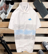 Bỏ buôn áo thun nam cá sấu in sọc