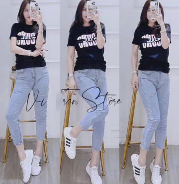 bán sỉ áo thun nữ in chữ thun thái