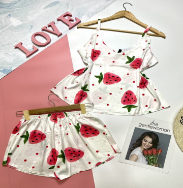 bán sỉ đồ bộ ngủ nữ quần đùi vải latin