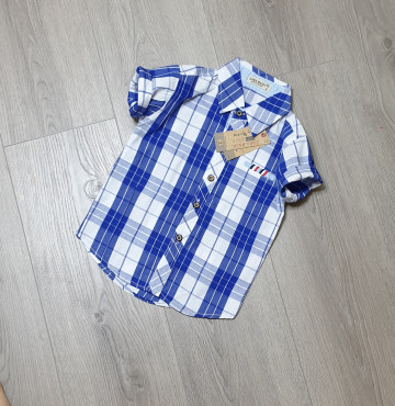 Bỏ sỉ sơ mi Caro bé trai