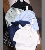 Bỏ buôn áo sơ mi đũi ngắn tay cổ lãnh tụ