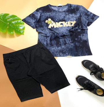 bán sỉ đồ bộ nữ áo tay ngắn quần lững thun cotton wash