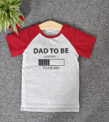 Bán buôn áo Raglan tay ngắn in chữ Dad To Be ( Xanh Bích )