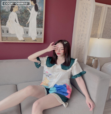 bán buôn đồ bộ nữ cổ tiểu thư quần đùi chất latin mạc sam