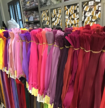 Dây khoá kéo giọt lệ 60cm- giá 1 túi