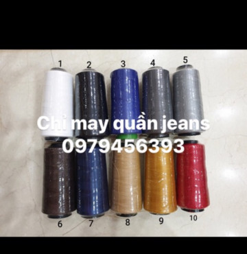 Chỉ may vải jeans- 13k/1 cuộn 2000m