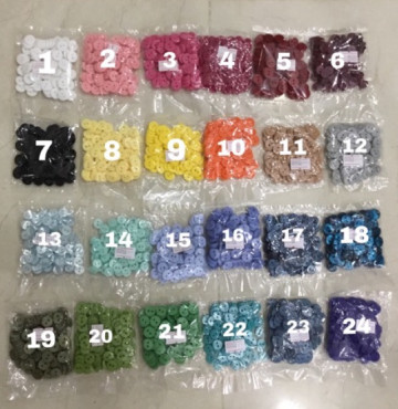 Cúc sơ mi nhiều màu sắc- cúc men nhí