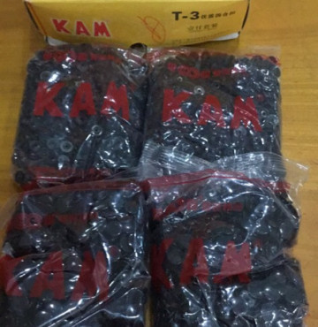 Cúc dập nhựa KAM T3-  Đen- 1000 bộ/ 1 hộp