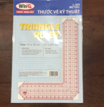 Thước nhựa dẻo vuông góc