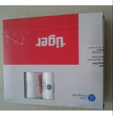 10 cuộn chỉ tiger 900m- Đen