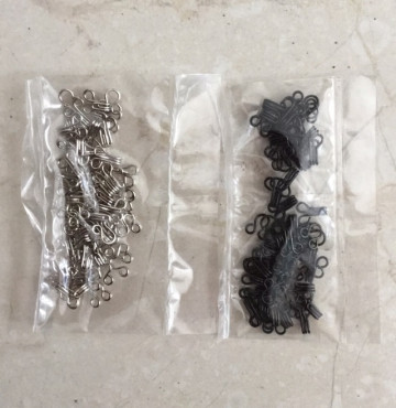 Móc áo dài- móc áo ngực - trắng- gói 30 bộ