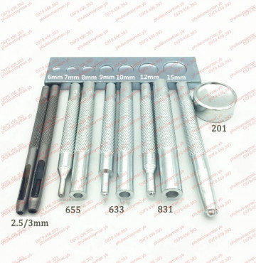 Bộ đóng cúc và đục lỗ 11 chi tiết- Không hộp