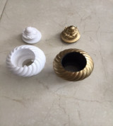 Đầu bịt và trụ đỡ sào đôi rèm phi 32- giá 1 cái