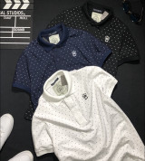 Bỏ sỉ áo thun nam chấm bi cáo cấp