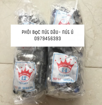 Phôi bọc nút dâu- nút ú