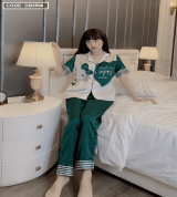 Bỏ sỉ đồ bộ nữ pijama tay ngắn quần dài in hình kitty