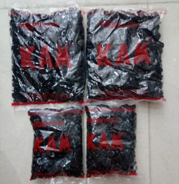 Cúc dập dập nhựa T5- 1000 bộ/1 hộp- Trắng đen