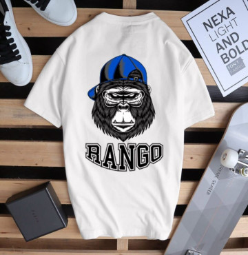 bỏ buôn áo nam nữ chữ rango khỉ cổ tròn