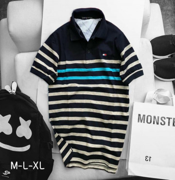 bán sỉ mẫu áo sọc tommy có cổ