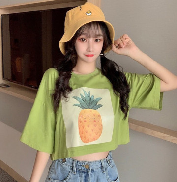 bán buôn áo croptop trái thơm