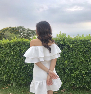 bán buôn đầm cổ thuyền bèo tiểu thư