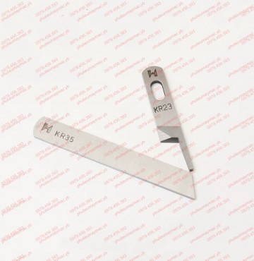 Lưỡi cắt có lỗ trên máy vắt sổ công nghiệp- 1 cái