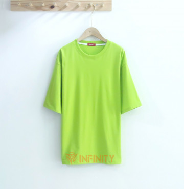 bán buôn áo thun trơn tay lỡ nam màu xanh dạ