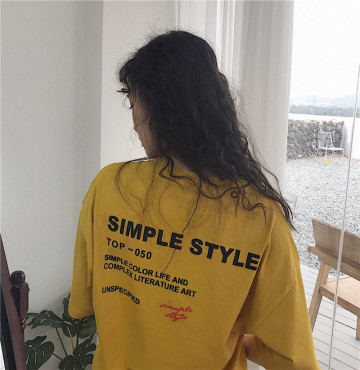 bỏ buôn áo simple style