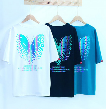 bán buôn áo phản quang bướm daftpunk