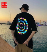 bán sỉ mẫu áo thun phản quang chữ vòng tròn