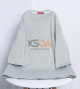 bỏ buôn áo thun trơn tay lỡ màu xám