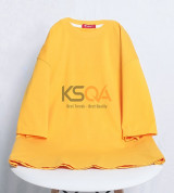 bán sỉ áo thun trơn tay lỡ màu vàng