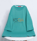 bán buôn áo thun tay lỡ form rộng xanh đá