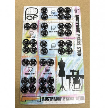 36 cái nút bóp lớn loại tốt đường kính 10mm dùng cho quần áo