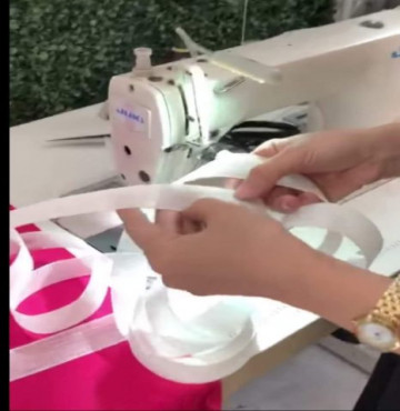 Dây may lai gấu thần thánh, may lai áo hay gấu áo khổ rộng 3,5cm, hàng xịn và hot