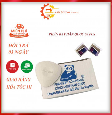 Phấn may Hàn Quốc không bụi Panda ⭐ 20 viên ⭐ vẽ rập lên vải > phụ liệu may