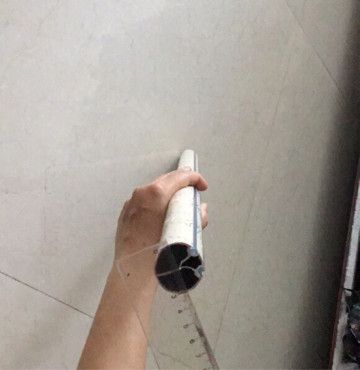 9 thanh treo rèm xoắn trắng 1,3m phi 32